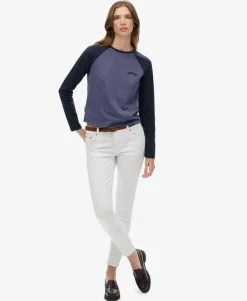 Essential Logo Long Sleeve Baseball Top