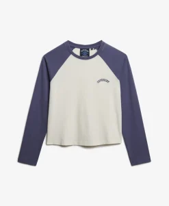 Essential Logo Long Sleeve Baseball Top