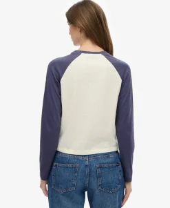 Essential Logo Long Sleeve Baseball Top