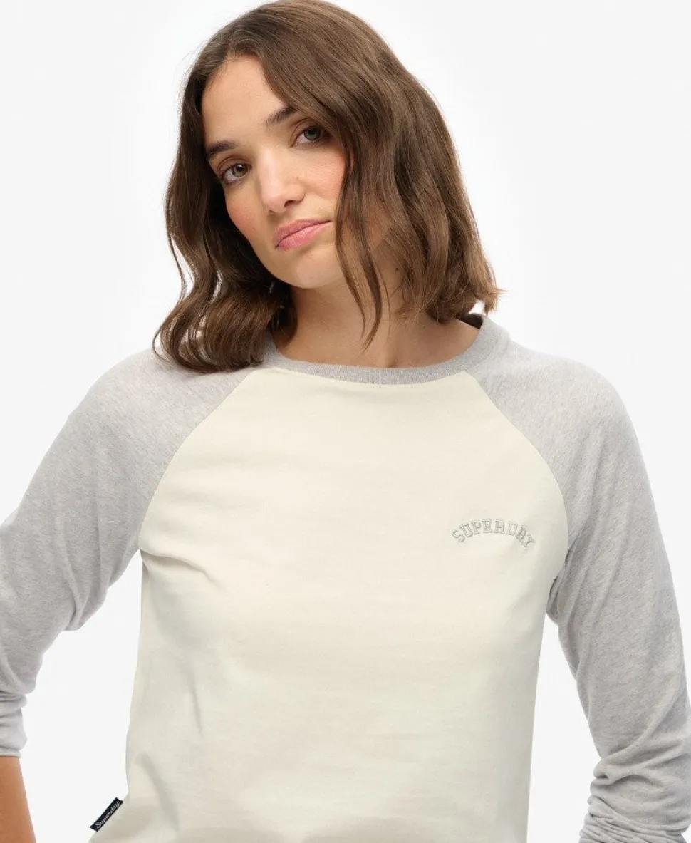 Essential Logo Long Sleeve Baseball Top