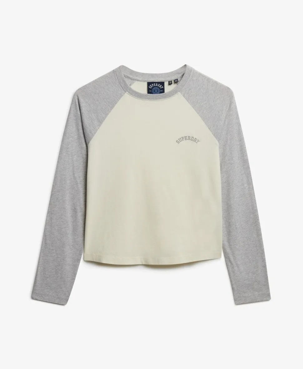 Essential Logo Long Sleeve Baseball Top