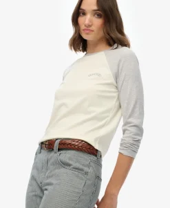 Essential Logo Long Sleeve Baseball Top