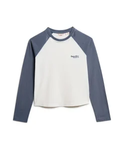 Essential Logo Long Sleeve Baseball Top