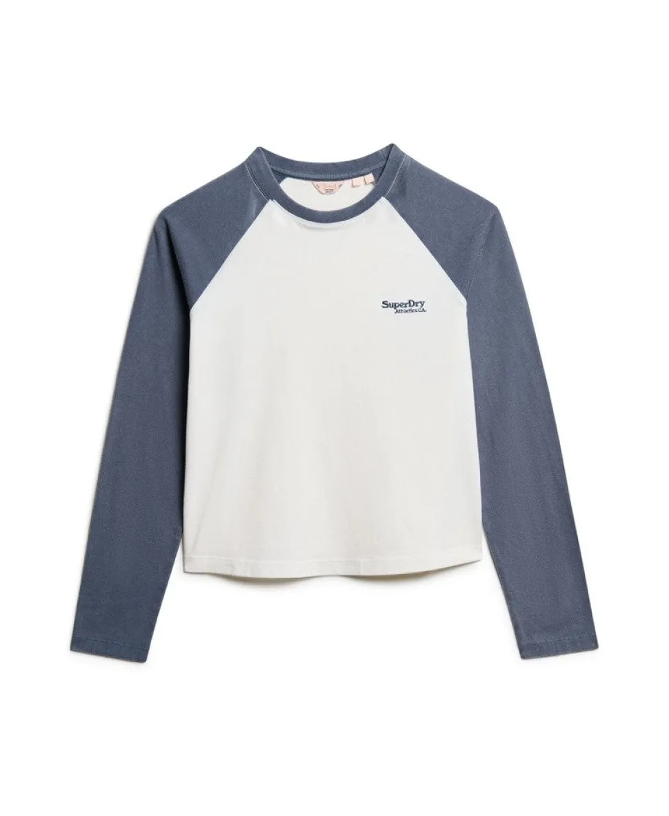 Essential Logo Long Sleeve Baseball Top