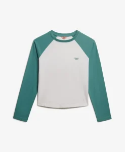 Essential Logo Long Sleeve Baseball Top