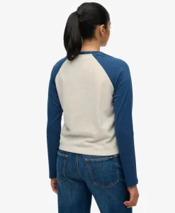 Essential Logo Long Sleeve Baseball Top