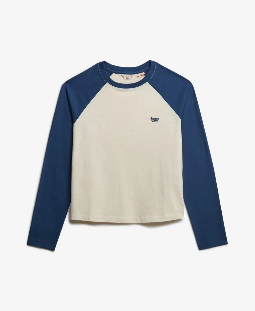 Essential Logo Long Sleeve Baseball Top
