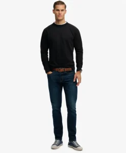 Essential Logo Raglan Crew Sweatshirt