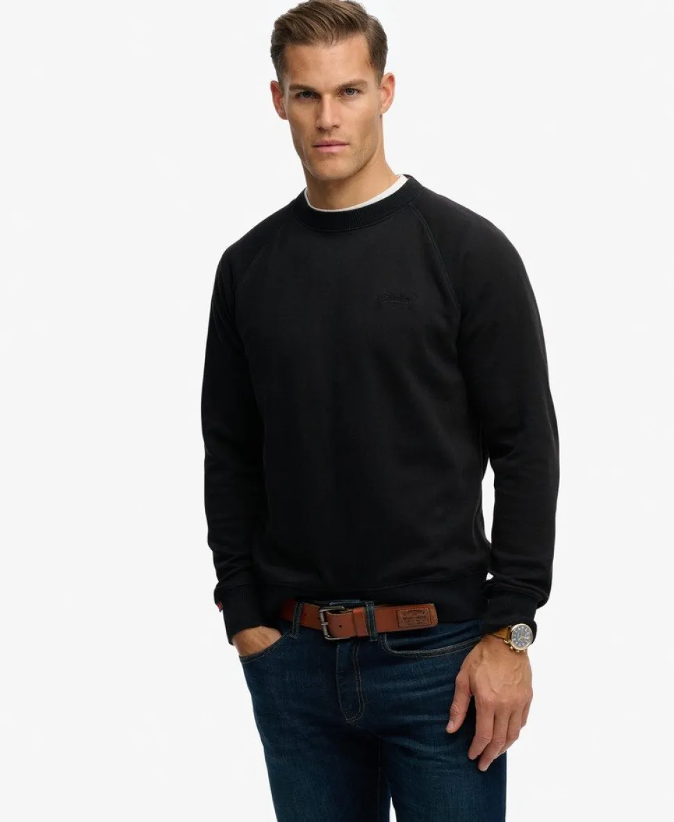 Essential Logo Raglan Crew Sweatshirt