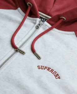 Essential Logo Raglan Zip Hoodie