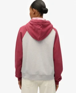 Essential Logo Raglan Zip Hoodie