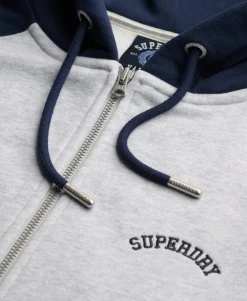 Essential Logo Raglan Zip Hoodie