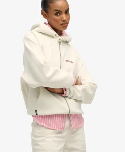 Essential Logo Raglan Zip Hoodie