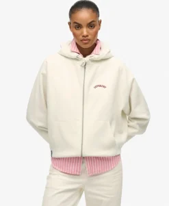 Essential Logo Raglan Zip Hoodie