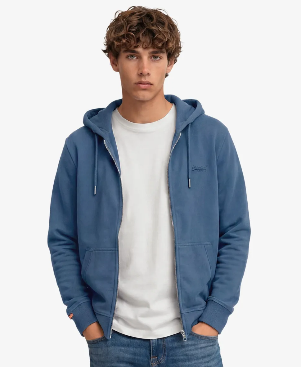 Essential Logo Zip Hoodie