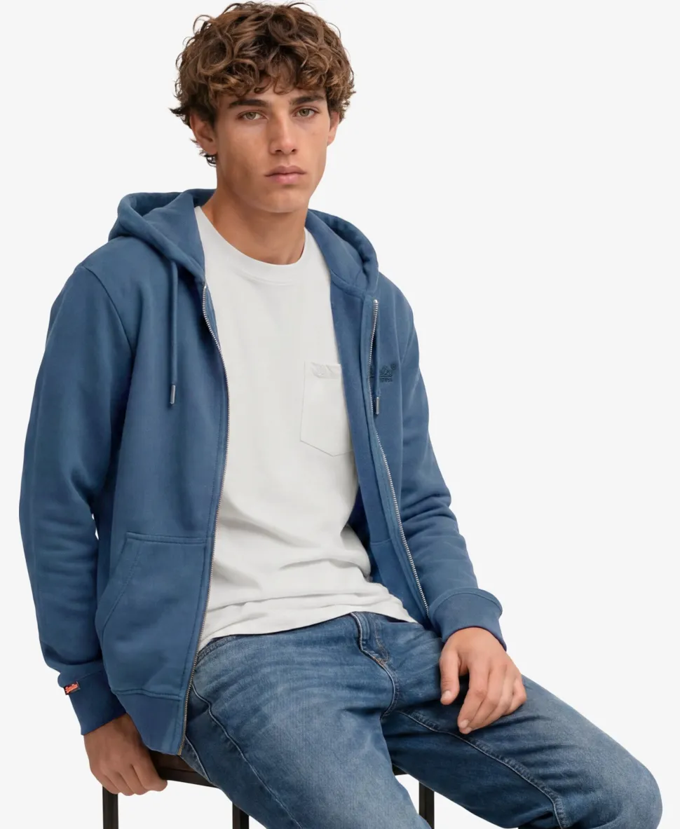 Essential Logo Zip Hoodie