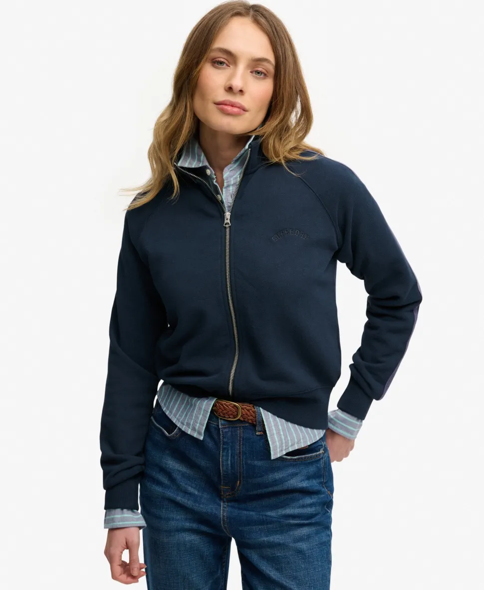 Essential Logo Zip Track Top