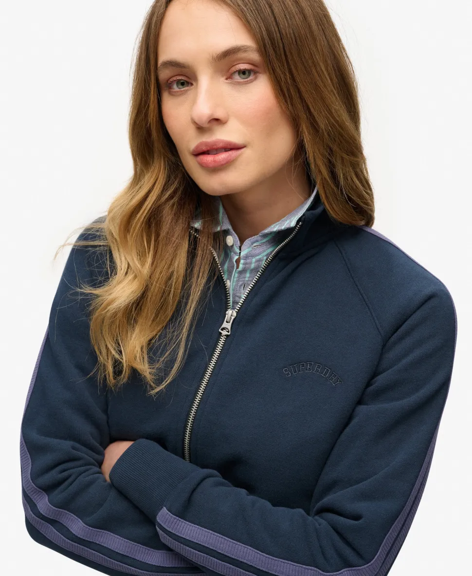 Essential Logo Zip Track Top