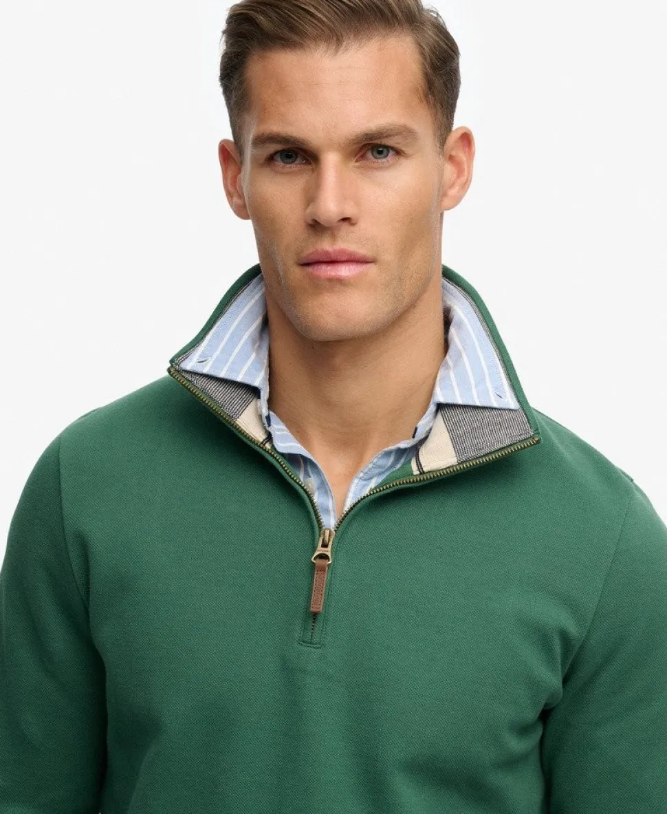 Essential Pique Half Zip