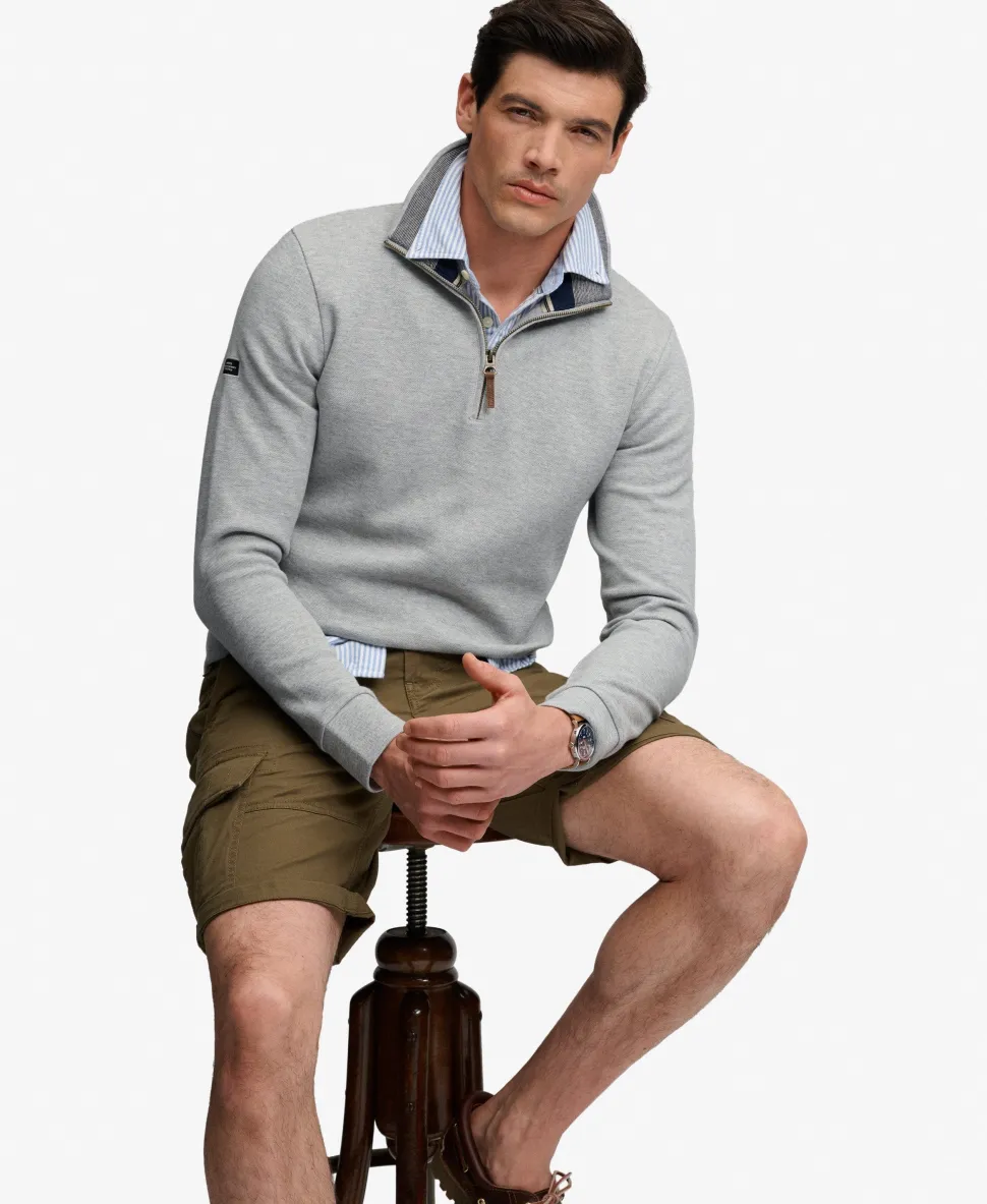 Essential Pique Half Zip