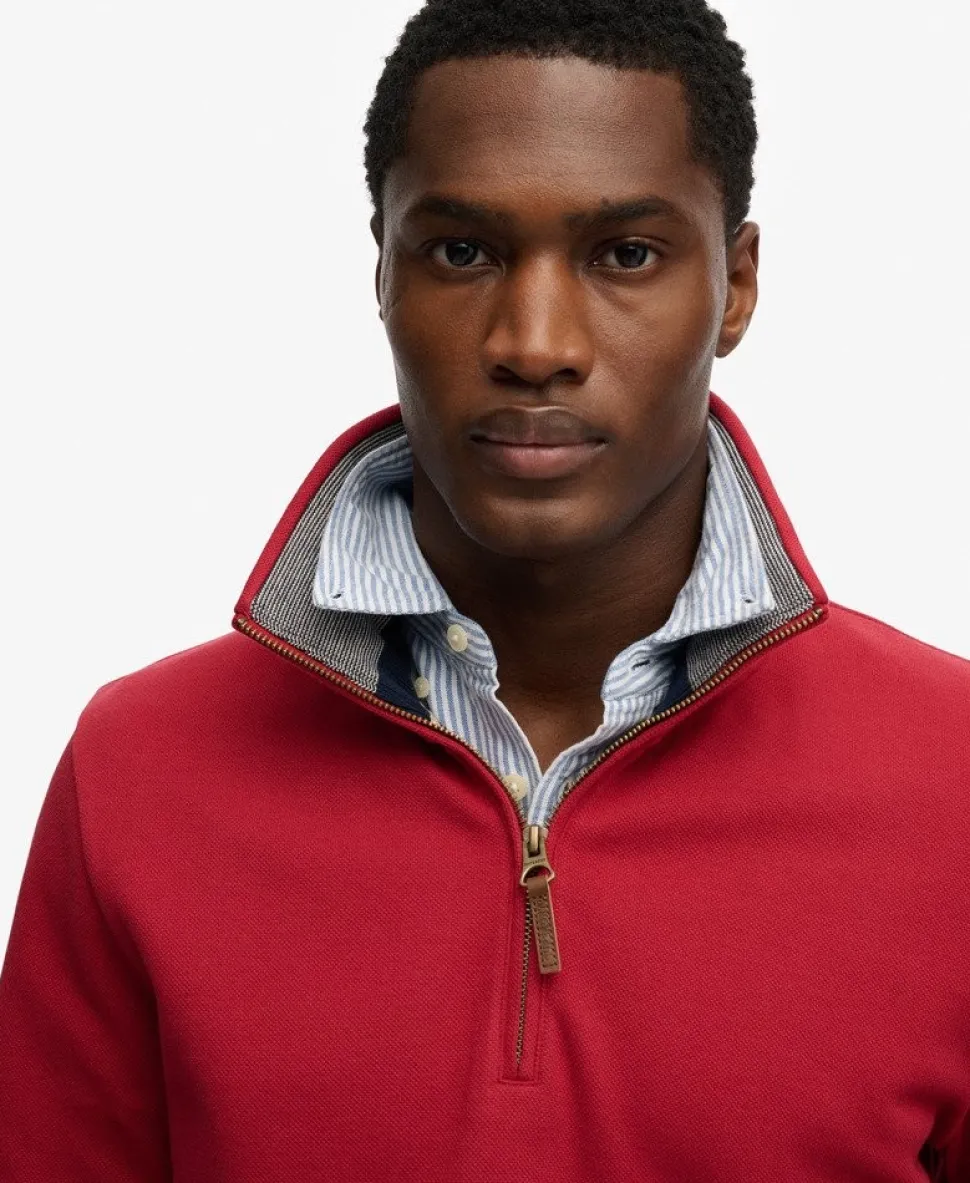 Essential Pique Half Zip