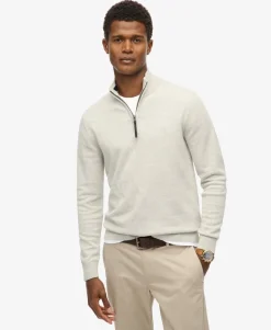 Essentials Cotton Half Zip Jumper