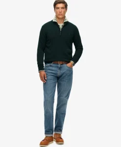 Essentials Cotton Half Zip Jumper