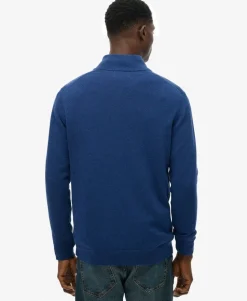 Essentials Cotton Half Zip Jumper