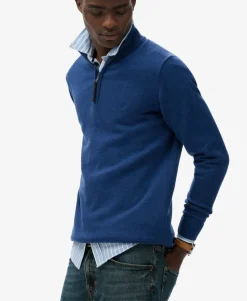 Essentials Cotton Half Zip Jumper