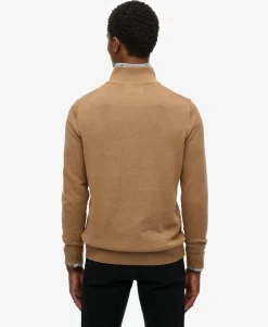 Essentials Cotton Half Zip Jumper