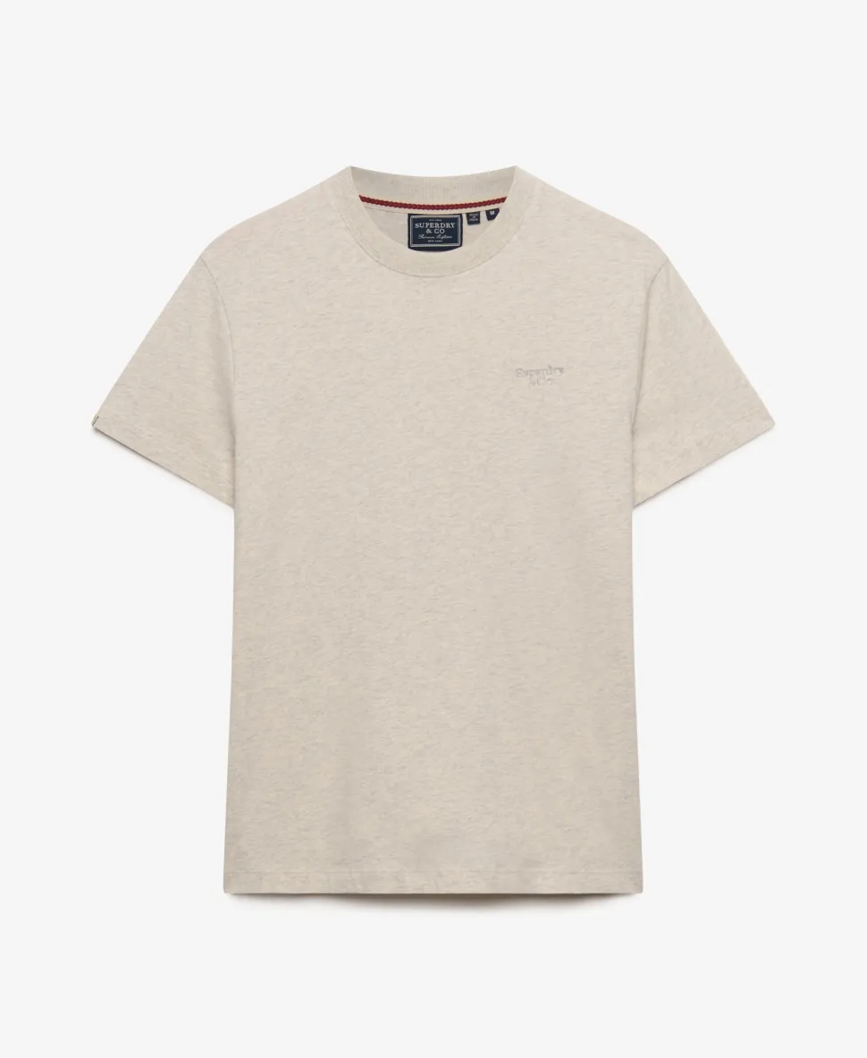 Essential Serif Logo Embroidered T-Shirt