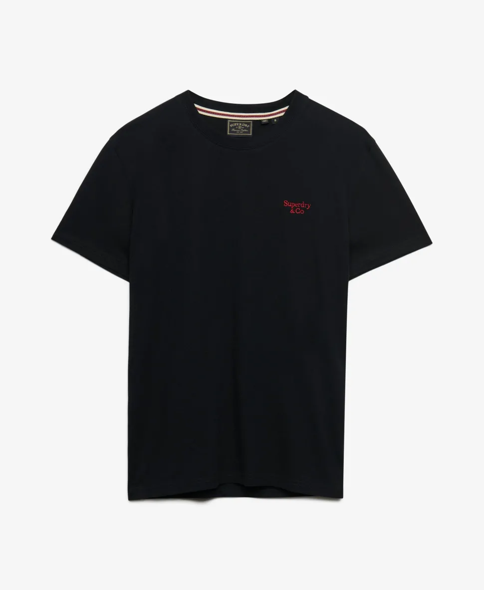 Essential Serif Logo Embroidered T-Shirt