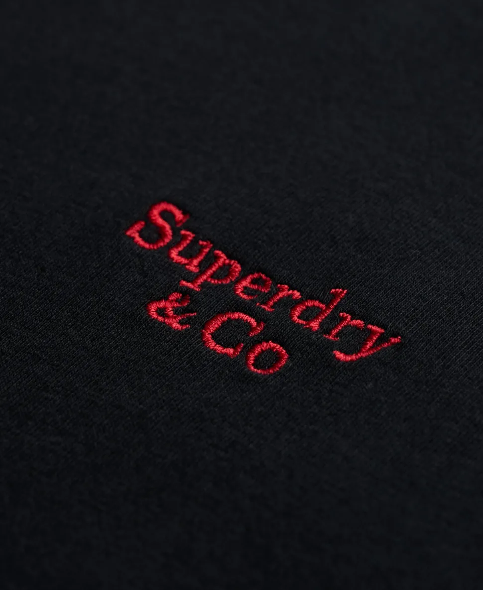 Essential Serif Logo Embroidered T-Shirt