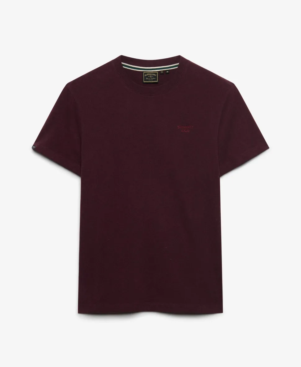 Essential Serif Logo Embroidered T-Shirt
