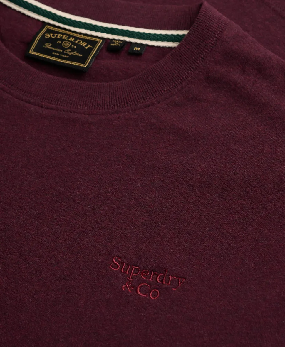 Essential Serif Logo Embroidered T-Shirt