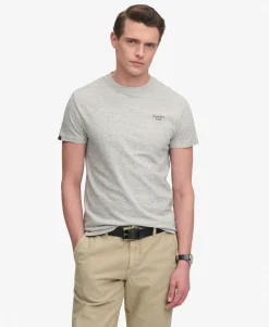 Essential Serif Logo Embroidered T-Shirt