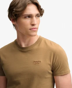 Essential Serif Logo Embroidered T-Shirt