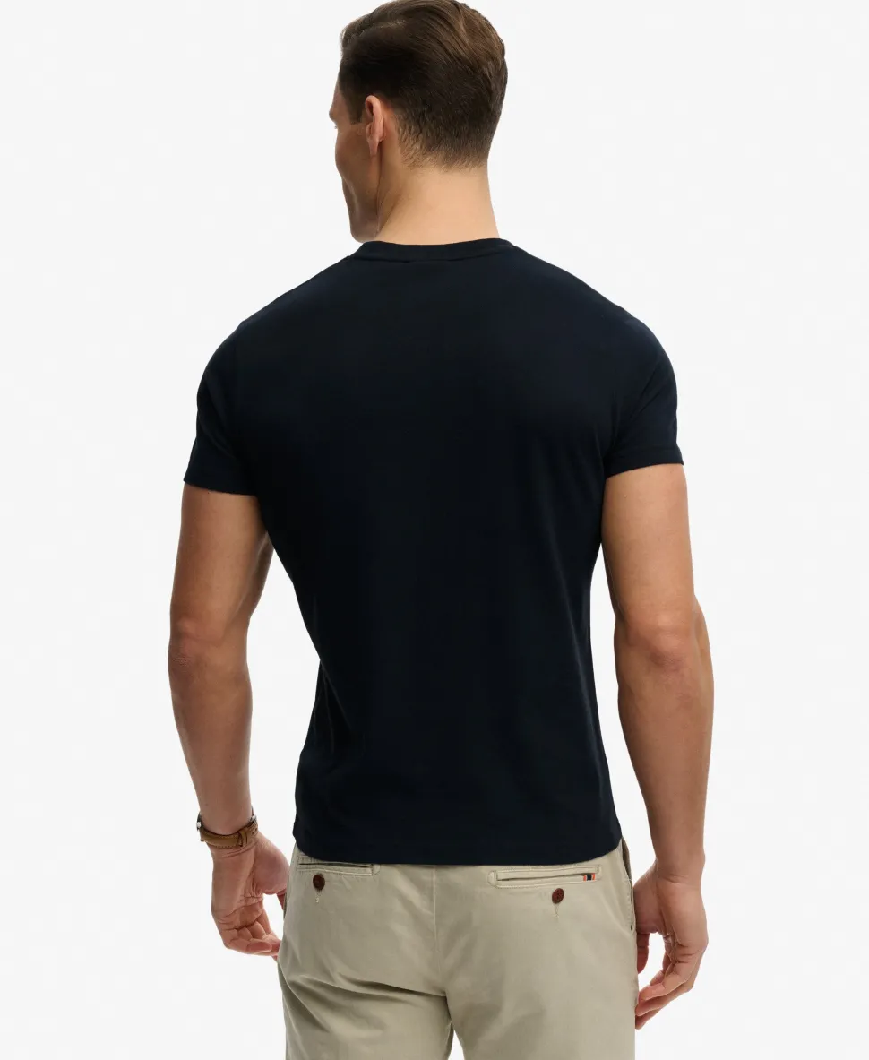 Essential Serif Logo Embroidered T-Shirt