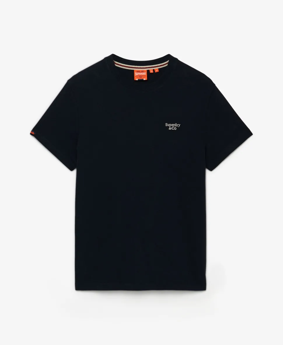 Essential Serif Logo Embroidered T-Shirt