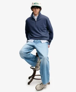 Essential Serif Logo Half Zip Sweatshirt