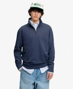 Essential Serif Logo Half Zip Sweatshirt
