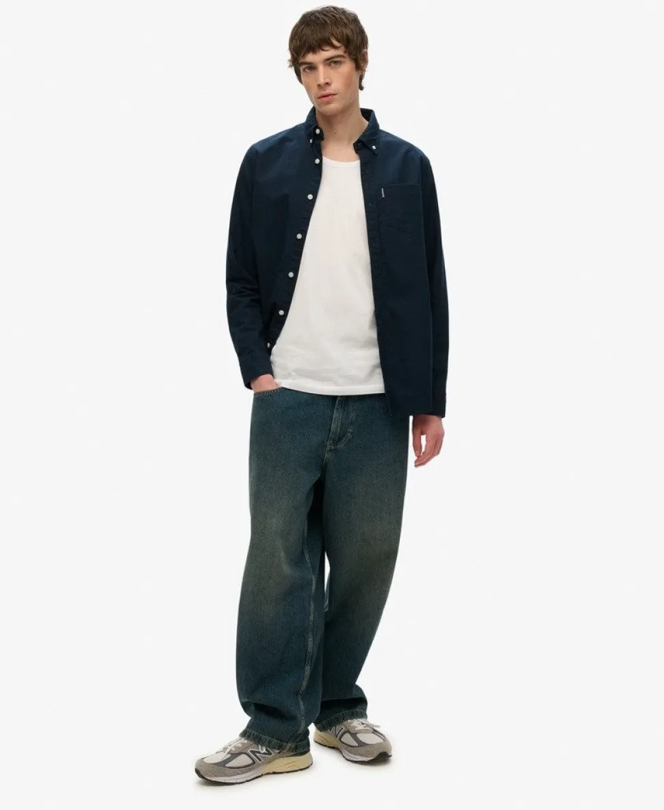 Essentials Long Sleeve Oxford Shirt