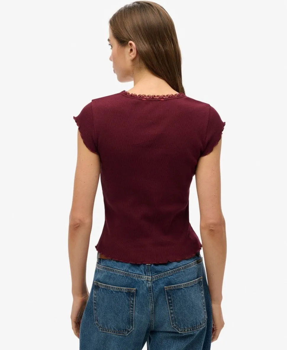 Essential Square Neck Short Sleeve T-Shirt