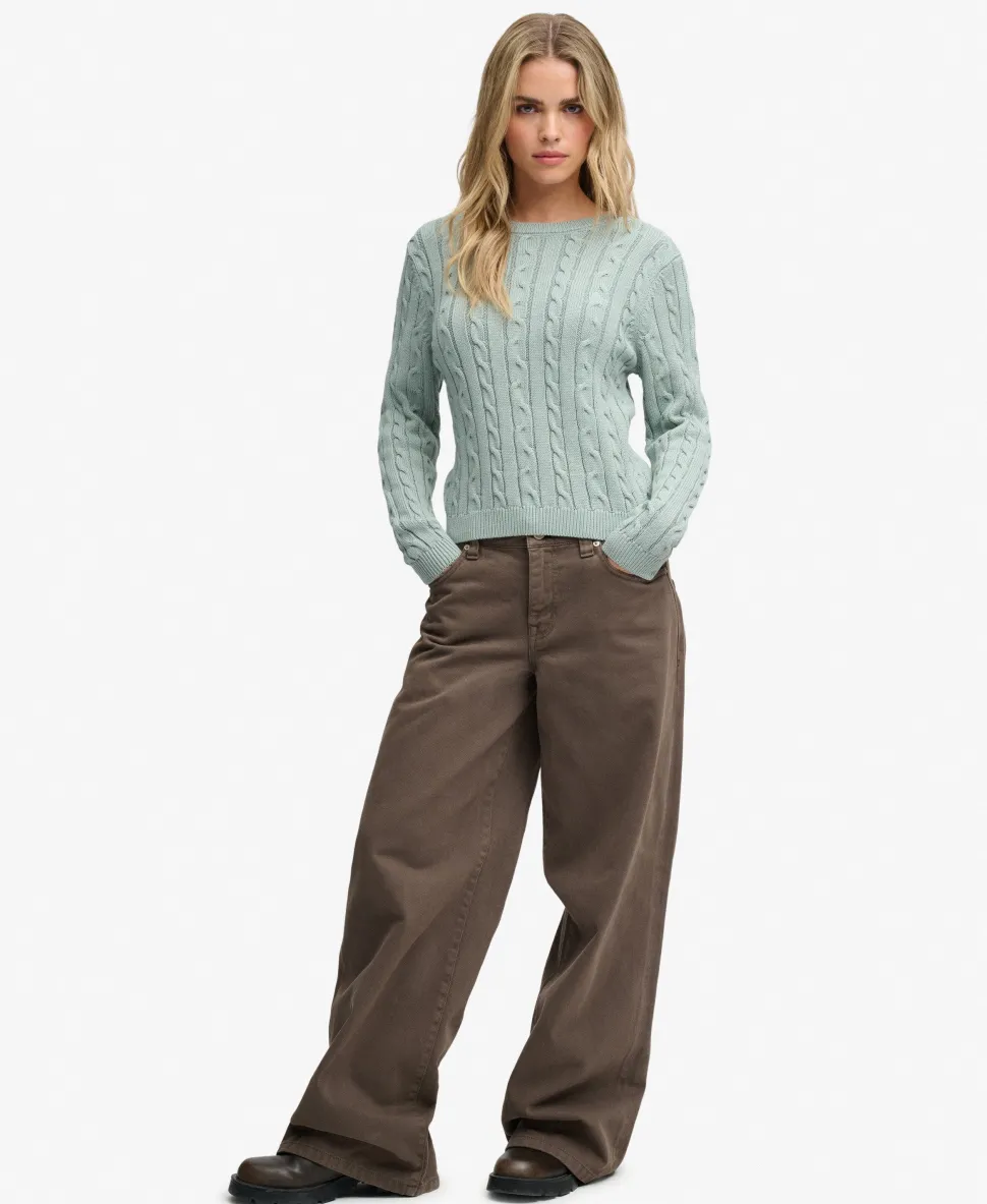 Essentials SD&CO Cable Knit Jumper
