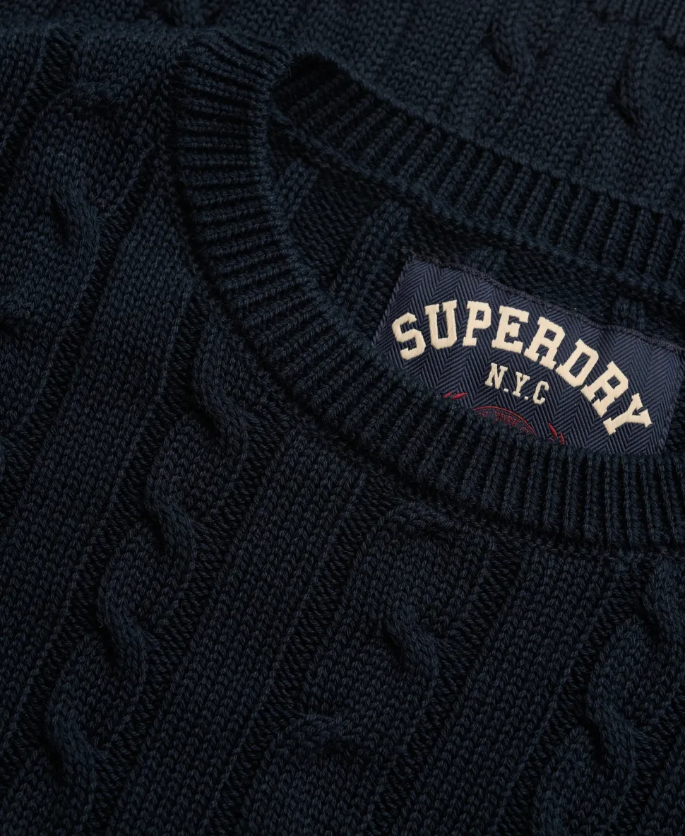 Essentials SD&CO Cable Knit Jumper