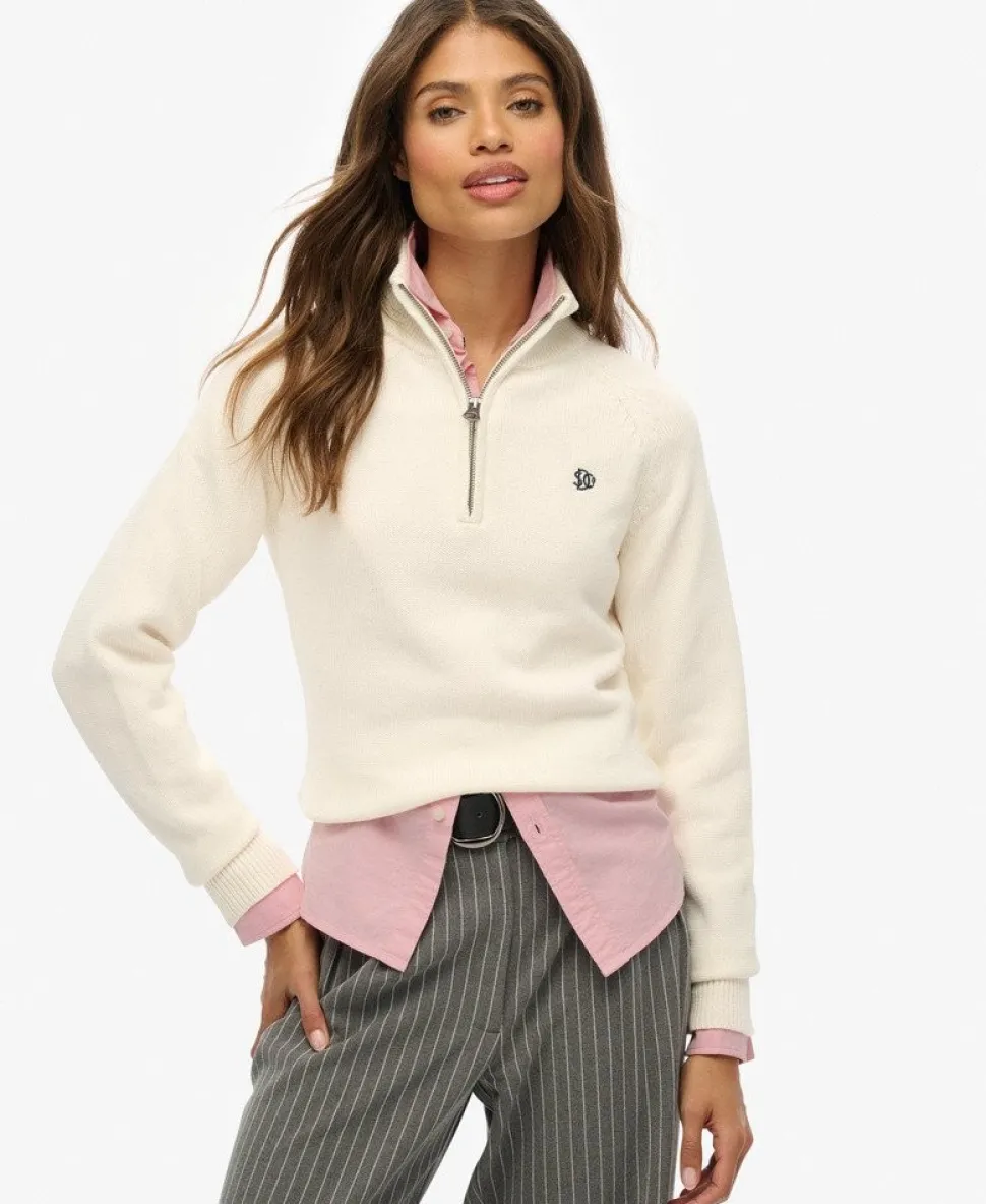 Essentials Slim Half Zip Knit
