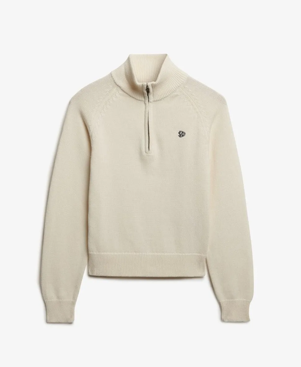 Essentials Slim Half Zip Knit