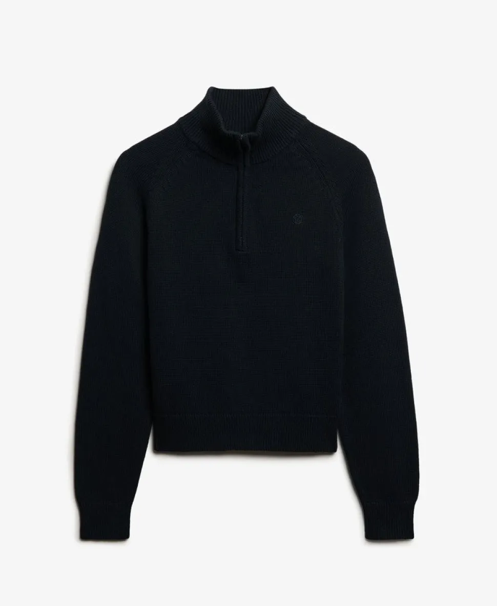 Essentials Slim Half Zip Knit