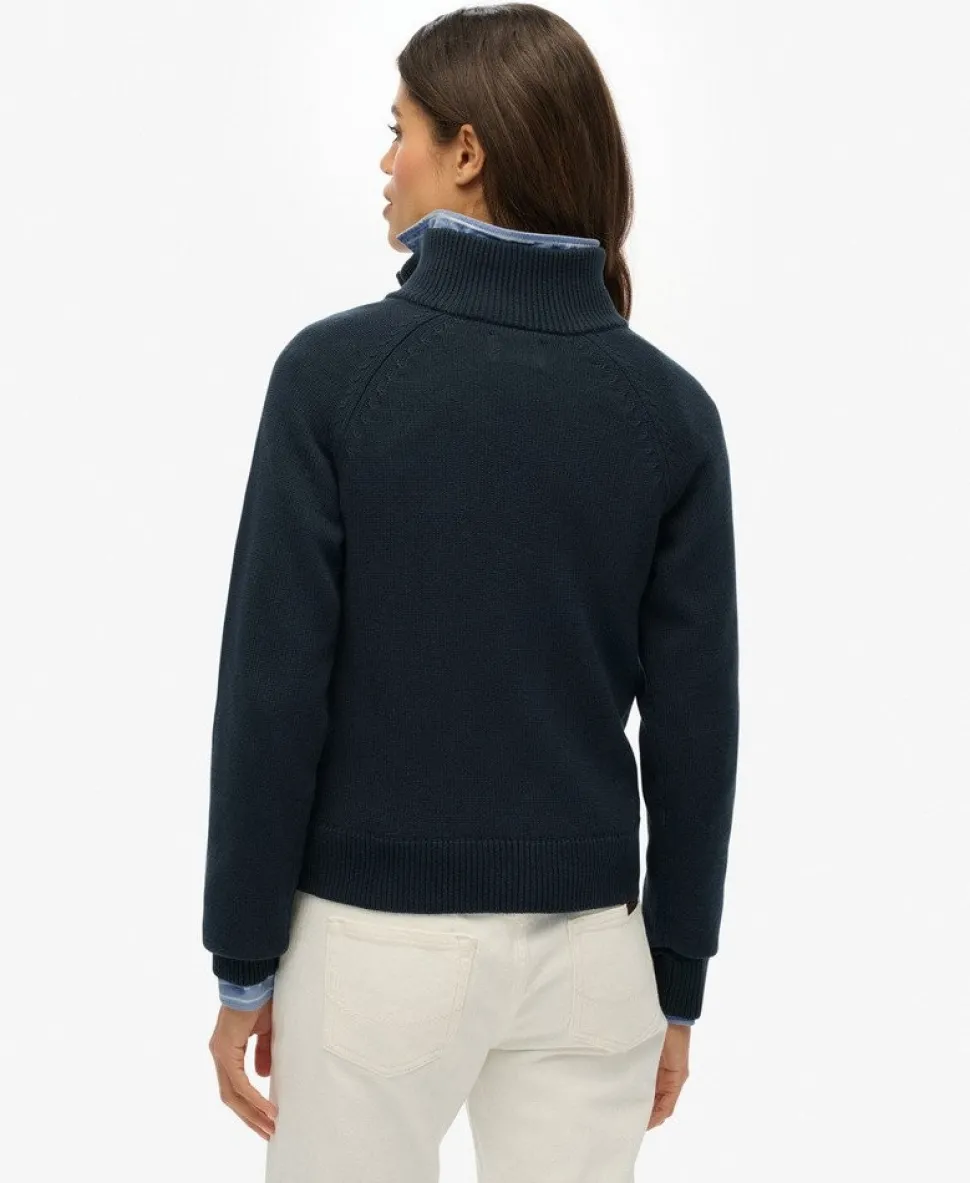 Essentials Slim Half Zip Knit