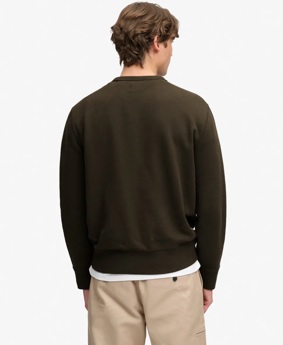 Essential Stacked Logo Crew Sweatshirt